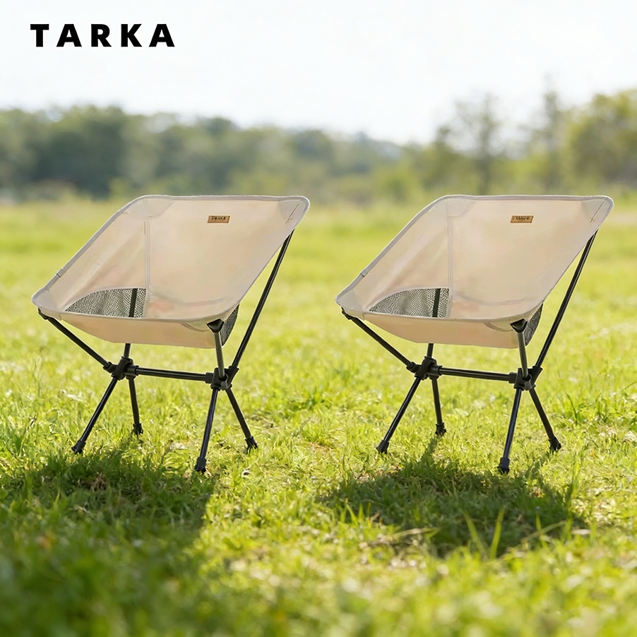 Outdoor Sport Chairs - TARKA 2Pcs Folding Chairs for Camping