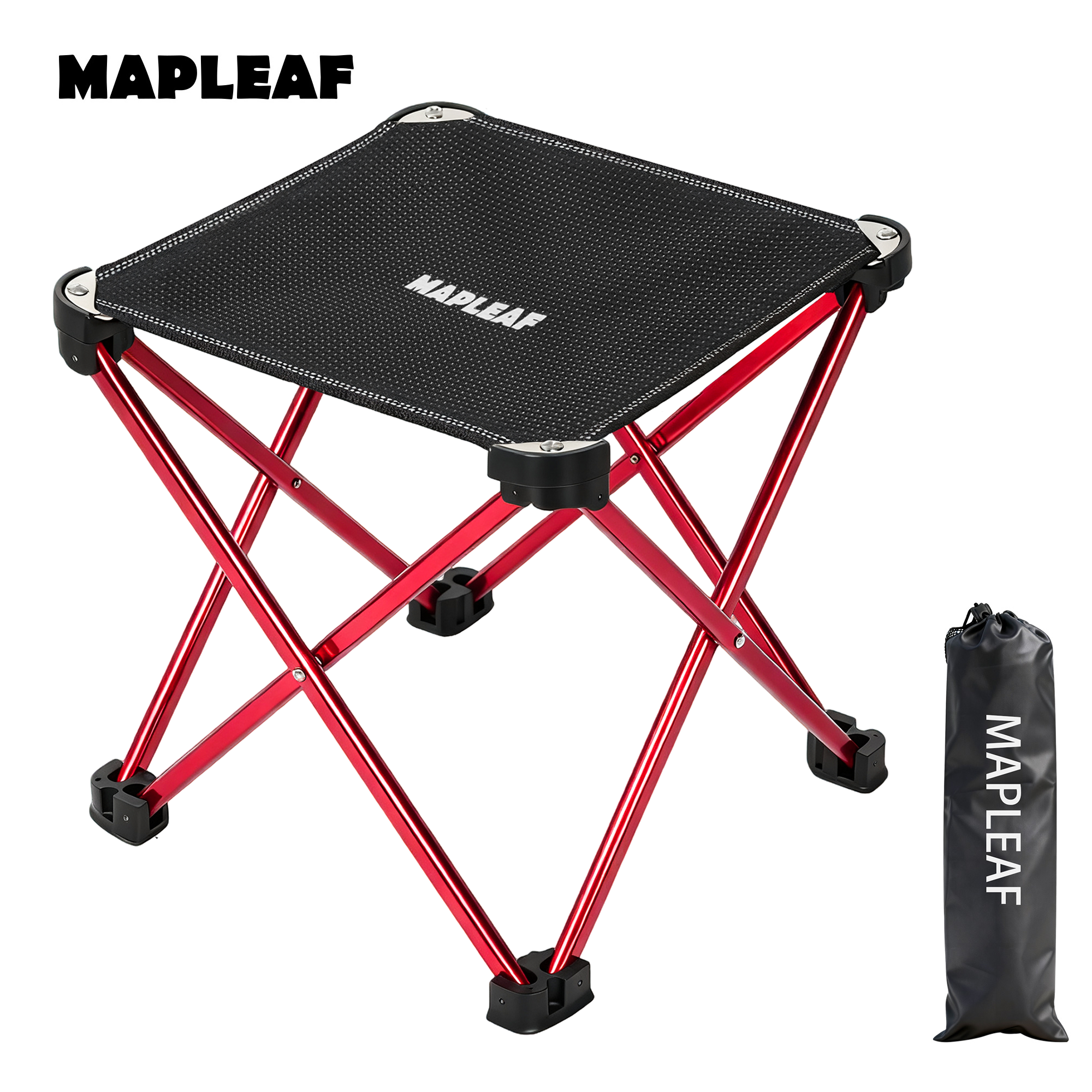 Outdoor Sport Chairs - MAPLEAF Portable Folding Stool 7075 aluminum