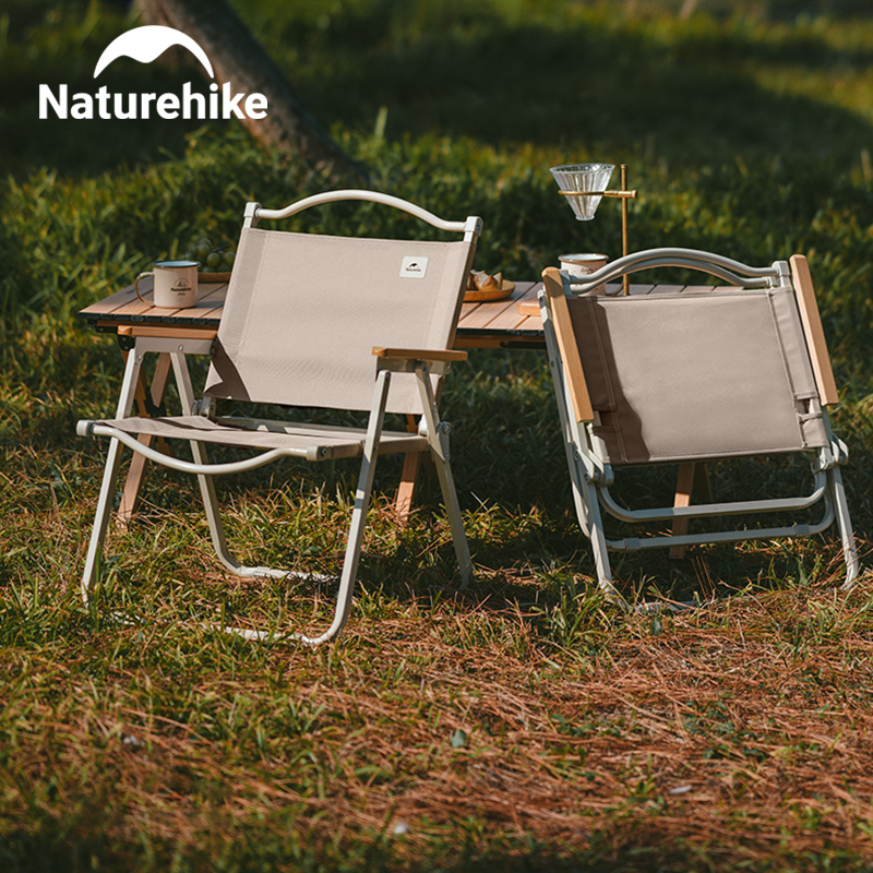 Outdoor Sport Chairs - Naturehike Portable Camping Chair with Wood