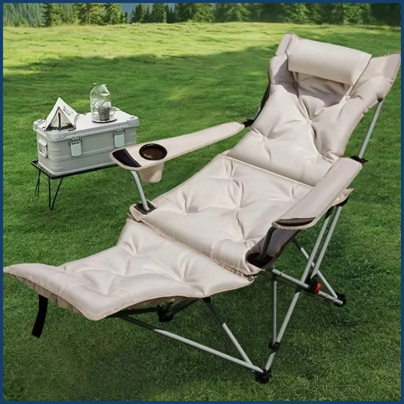 Outdoor Sport Chairs - Folding Recliner Portable Camping Chair with
