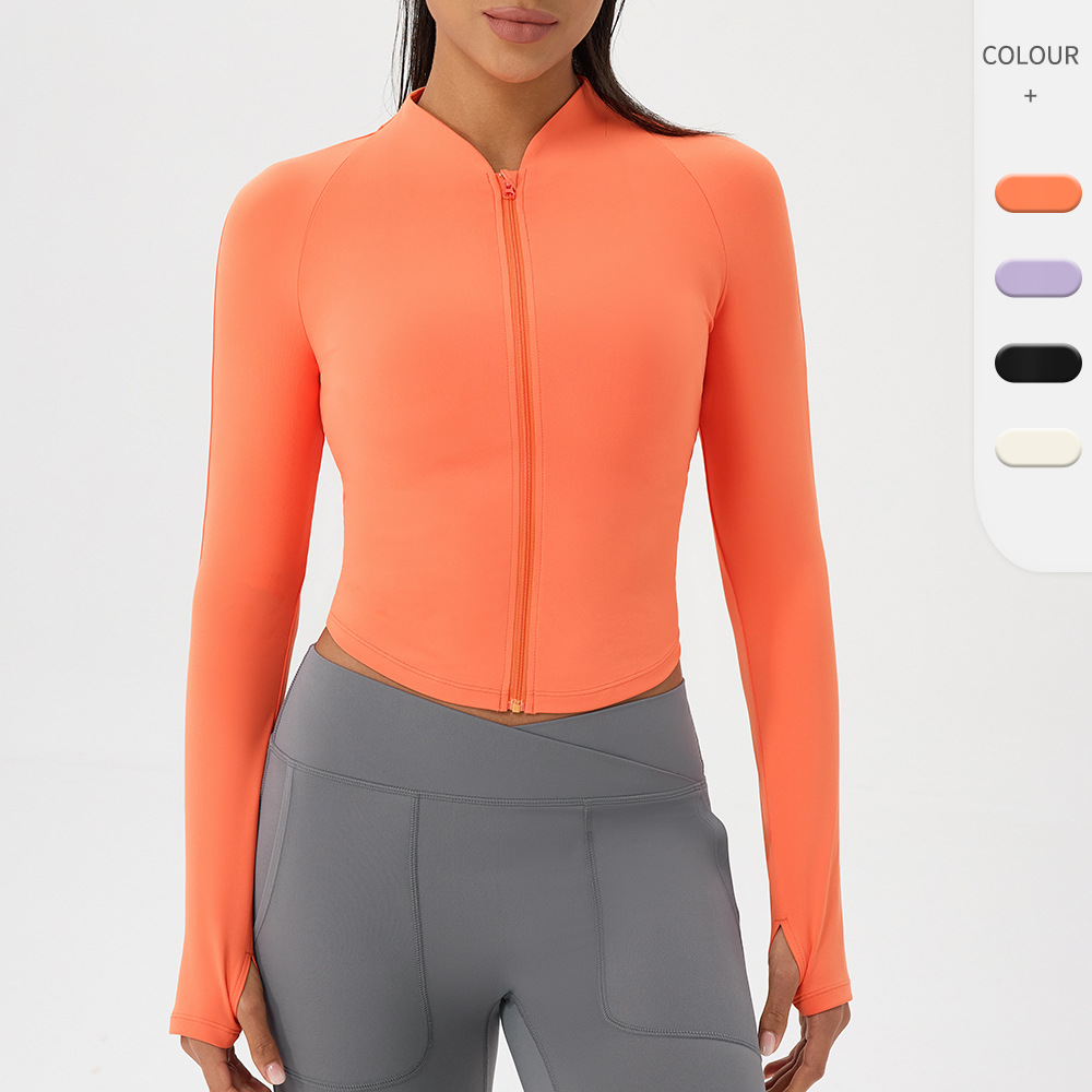 Nude yoga wear jacket stand-up - Outdoor Sport Jacket Women'S recension och pris