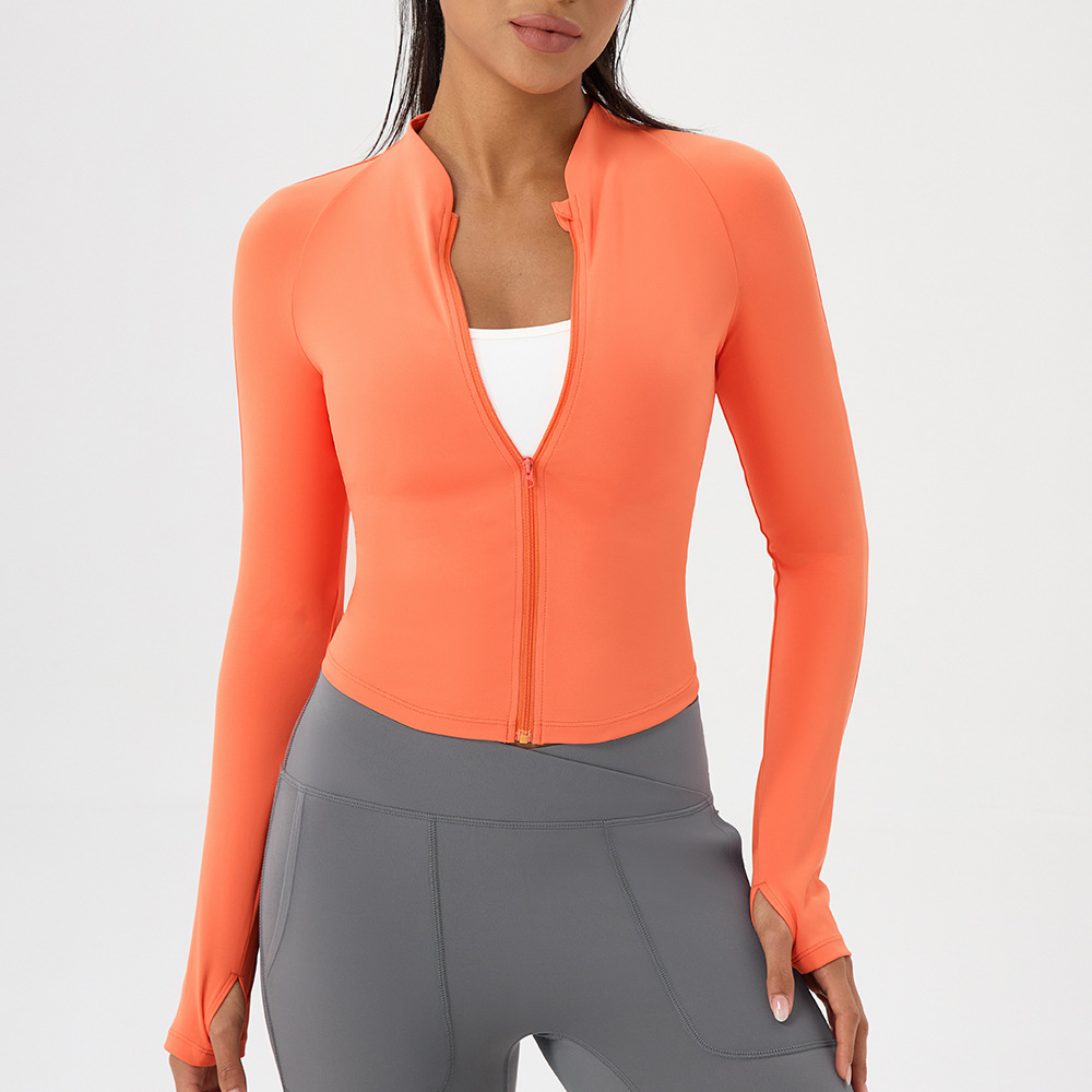 Nude yoga wear jacket stand-up - Outdoor Sport Jacket Women'S recension och pris