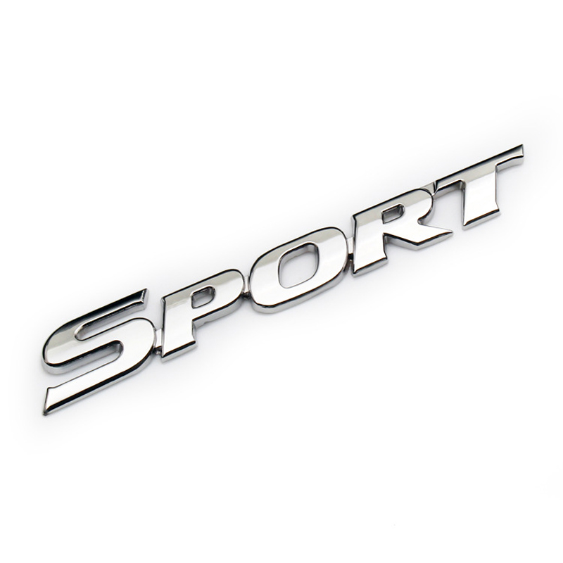3D Chrome ABS Car Letters Logo - Outdoor Sport Logo recension och pris