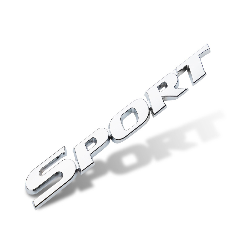 3D Chrome ABS Car Letters Logo - Outdoor Sport Logo recension och pris