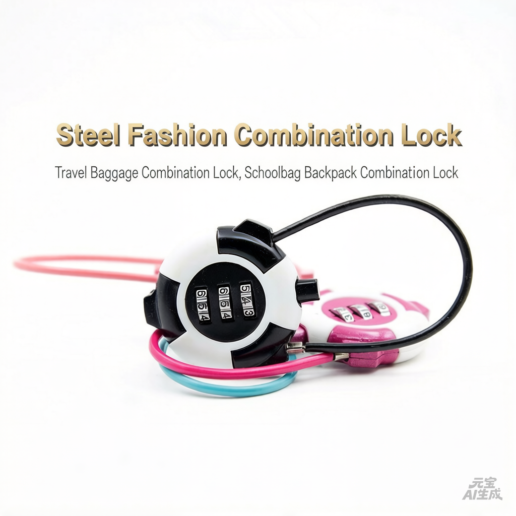 3 Digit Combination Cable Lock - Outdoor Sport Backpack recension och pris