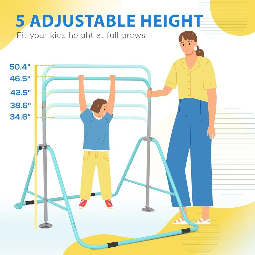 Adjustable Shock-Absorbing Gym - Gymnastic Bar Home recension och pris