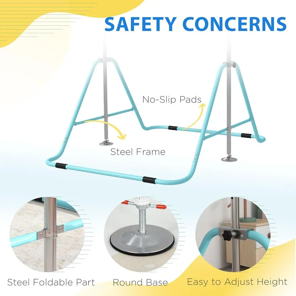 Adjustable Shock-Absorbing Gym - Gymnastic Bar Home recension och pris