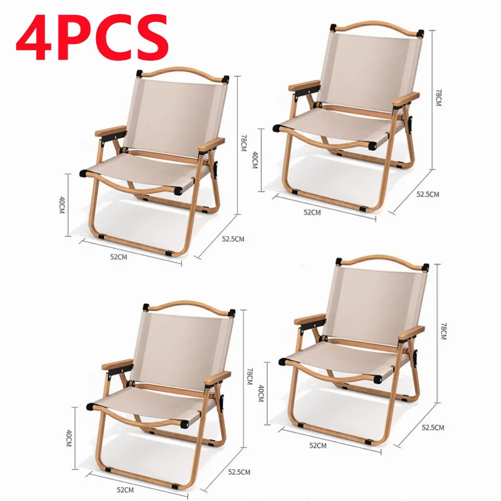 4/2/1PCS-khaki Camping Chair P - Outdoor Sport Chairs recension och pris