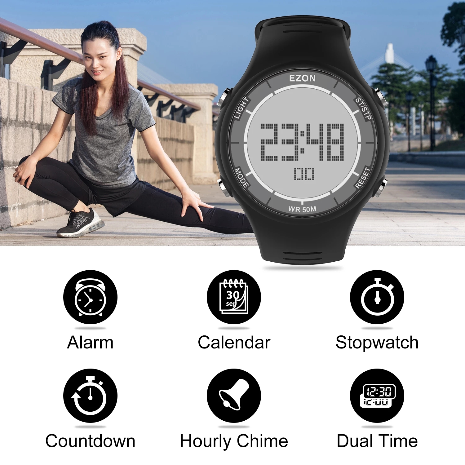 EZON New Fashion Woman Digital - Outdoor Sport Lights recension och pris