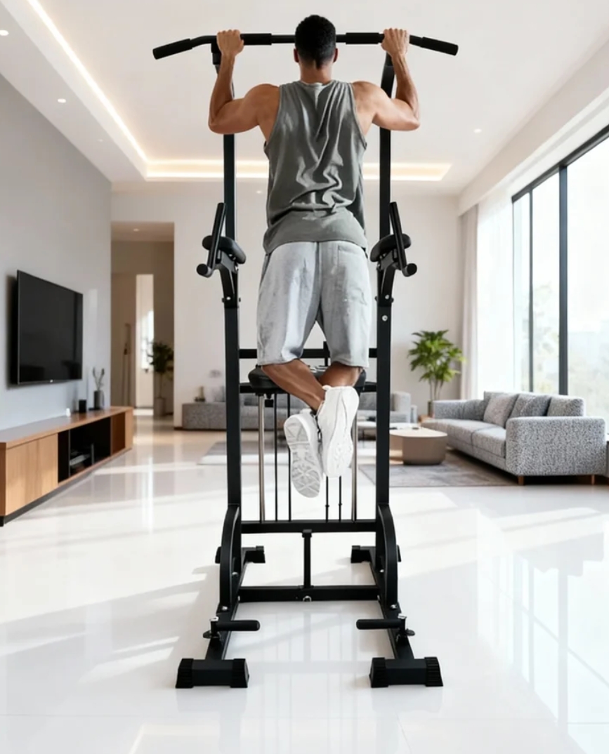 Power Tower Pull-Up Dip Statio - Gymnastic Bar Home recension och pris
