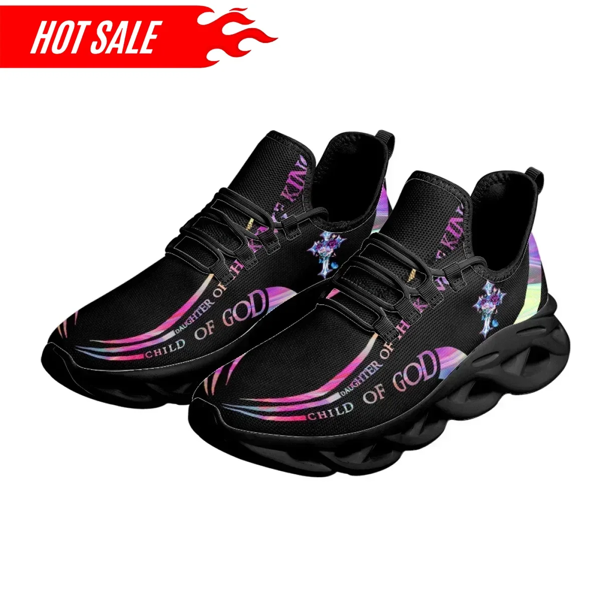 Hot Cross Christian God Print  - Outdoor Sport Lights recension och pris