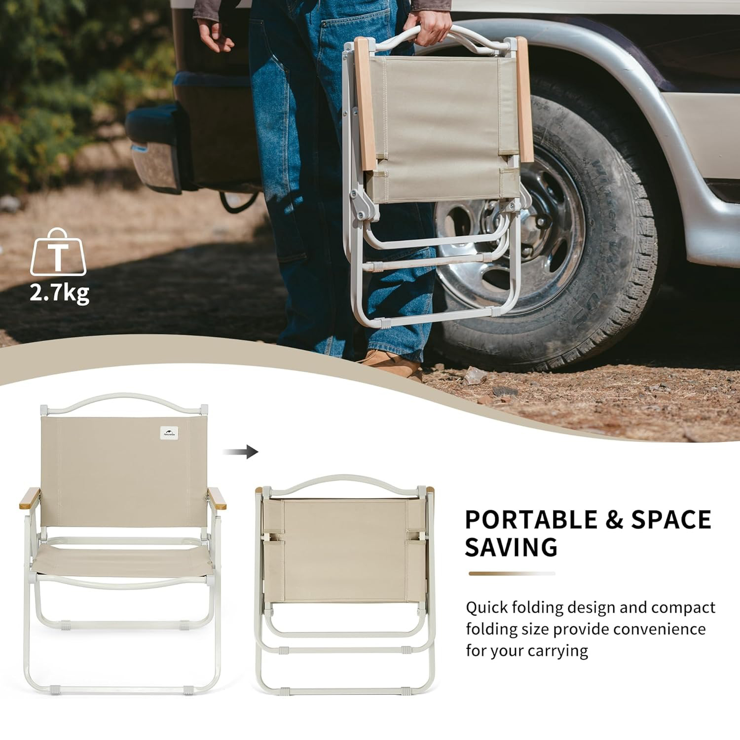 Naturehike Portable Camping Ch - Outdoor Sport Chairs recension och pris