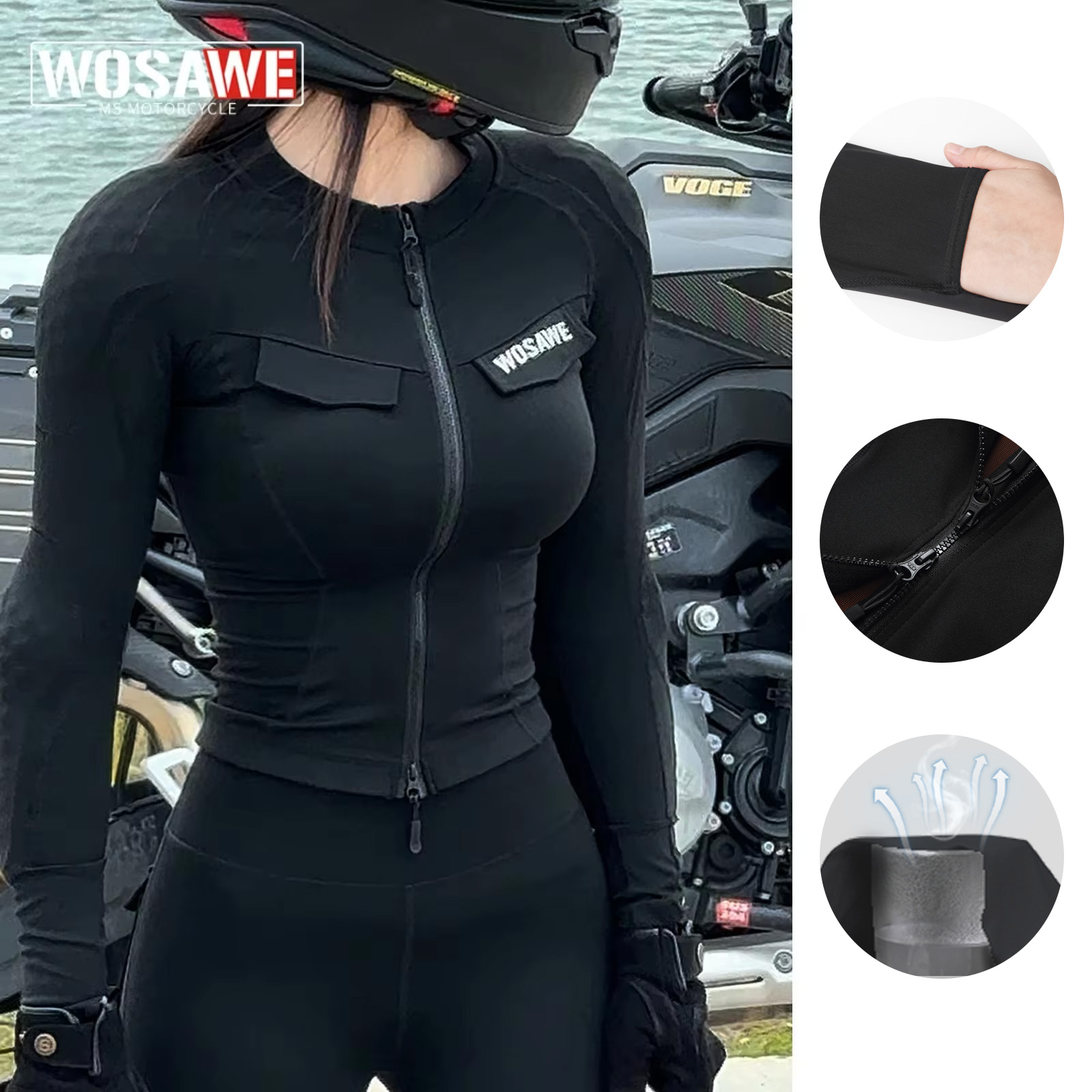 WOSAWE Motorcycle Jacket Refle - Outdoor Sport Jacket Women'S recension och pris