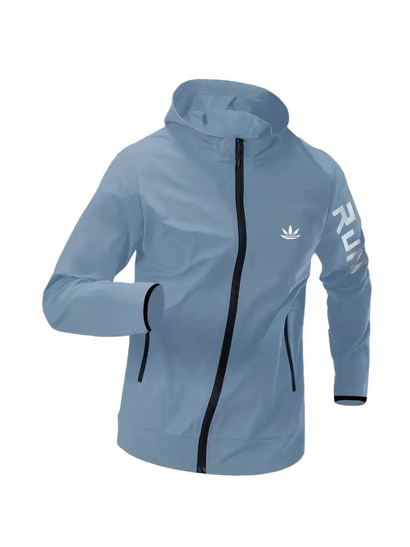 Mens Run Hooded Windbreaker Ja - Outdoor Sport Jacket recension och pris