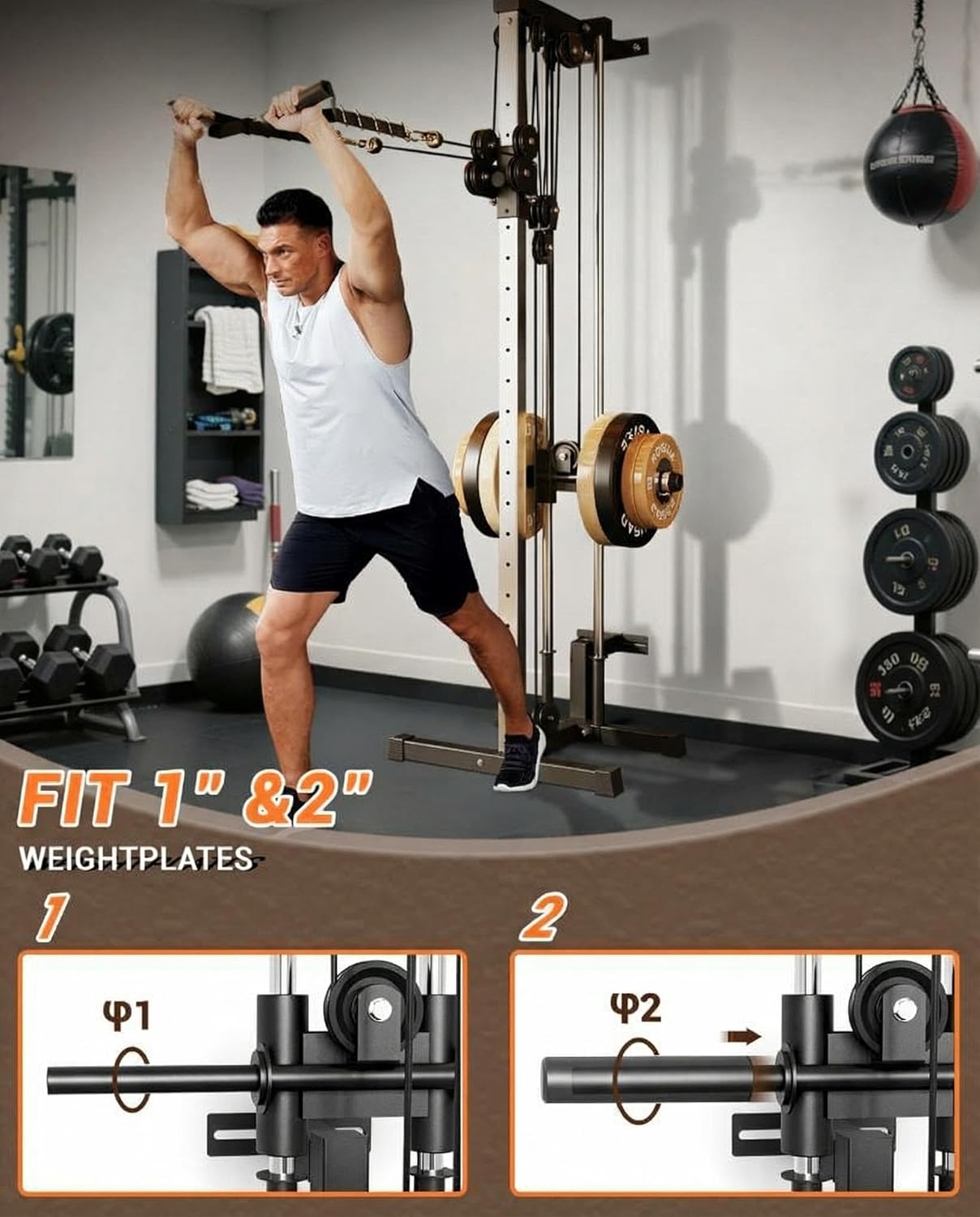 Wall Mount Cable Station Dual  - Gymnastic Bar Home recension och pris