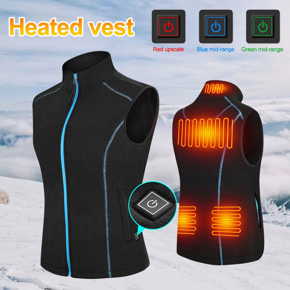 Women Heated Vest Winter Elect - Outdoor Sport Jacket Women'S recension och pris