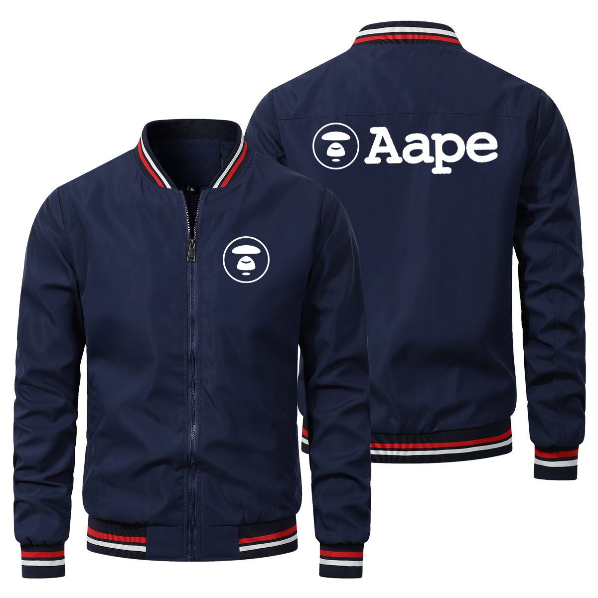 Front & Back Aape Logo Mens Zi - Outdoor Sport Logo recension och pris