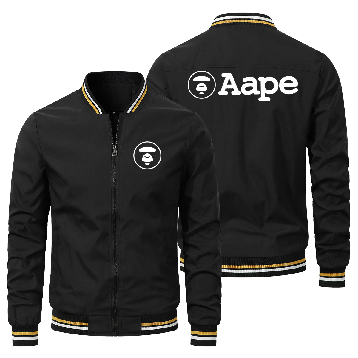 Front & Back Aape Logo Mens Zi - Outdoor Sport Logo recension och pris