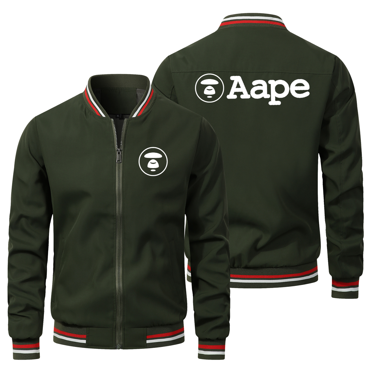 Front & Back Aape Logo Mens Zi - Outdoor Sport Logo recension och pris